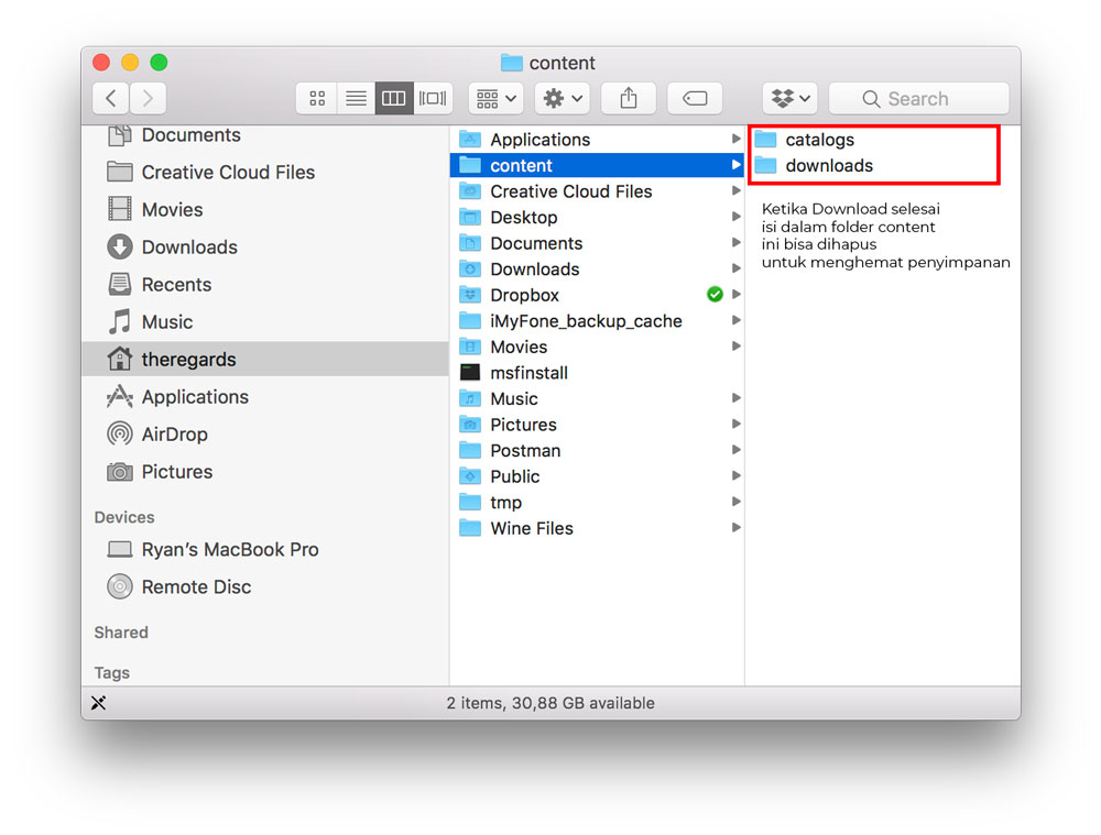 folder root cache dari download macos